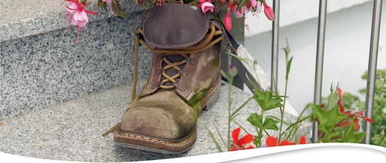 Dekoration Wanderschuh